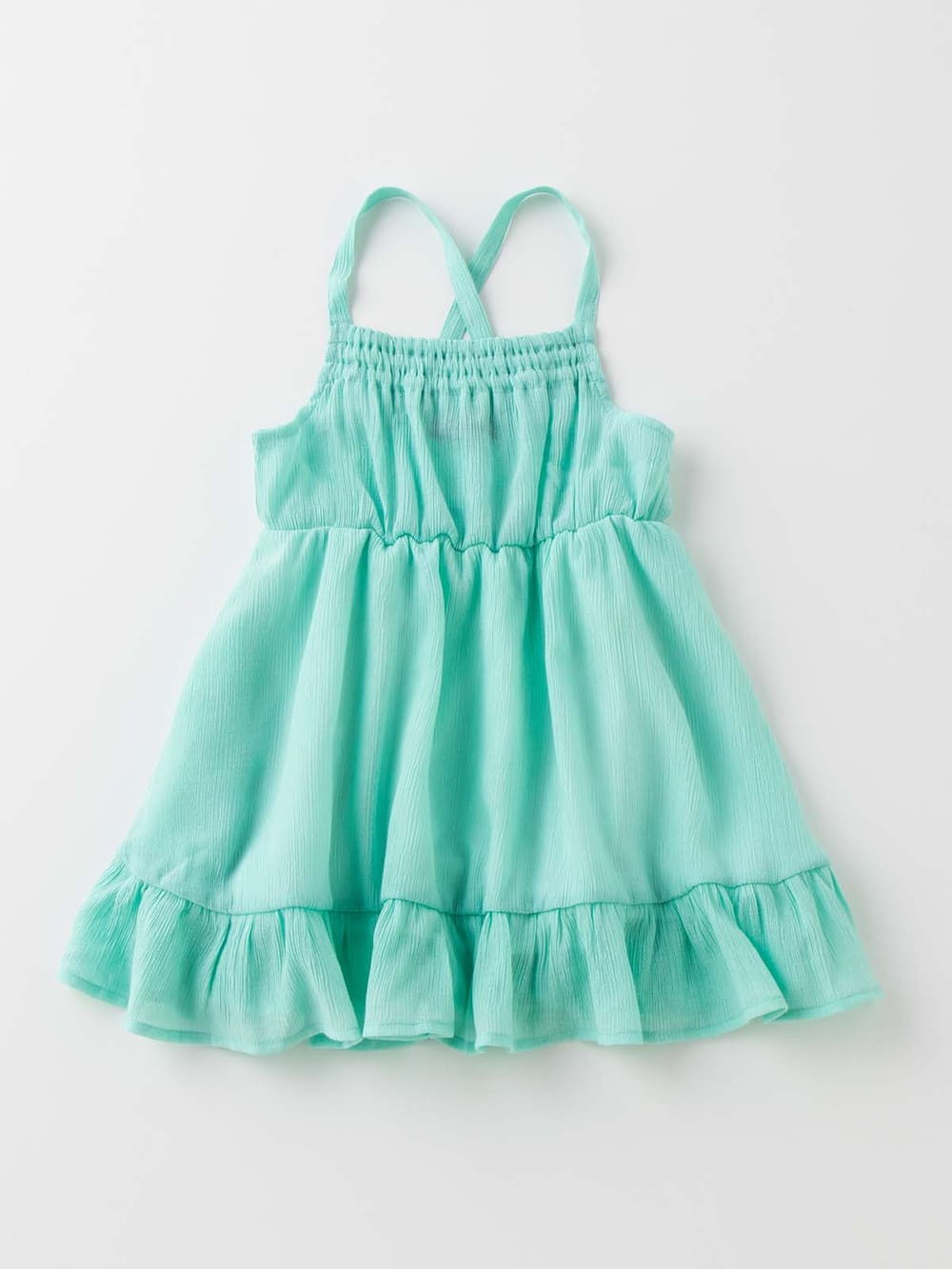 ベビー ワンピース|【ベビー服】Caldia（カルディア）楊柳サマードレスワンピース|サックス